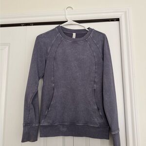 lululemon athletica Washed Purple Crew Neck Sweater